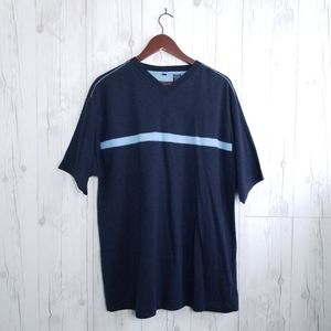 Point Zero • 90s SS V-Neck T-Shirt • SZ XL